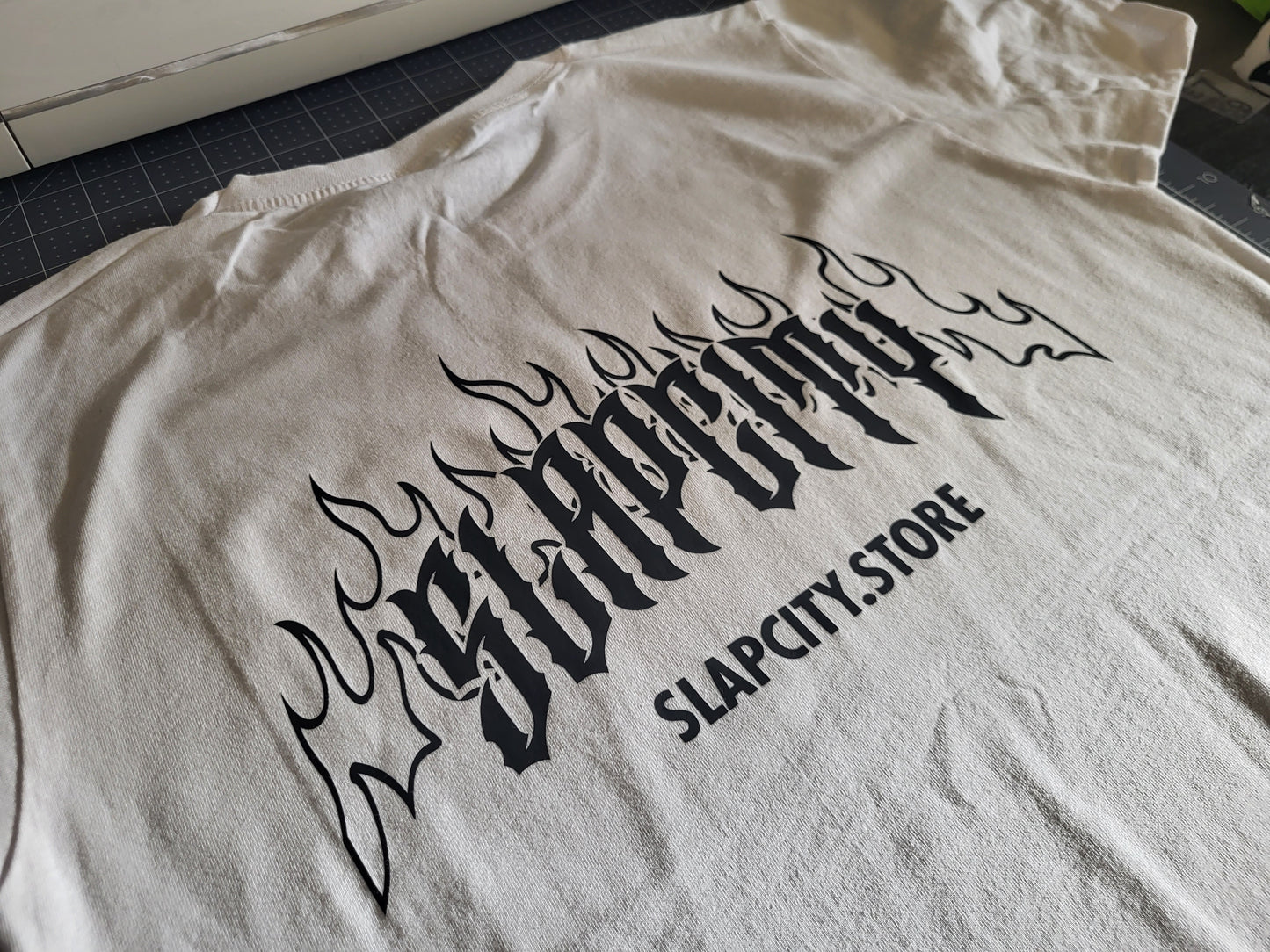 SLAPCITYUK FLAME LOGO TEE
