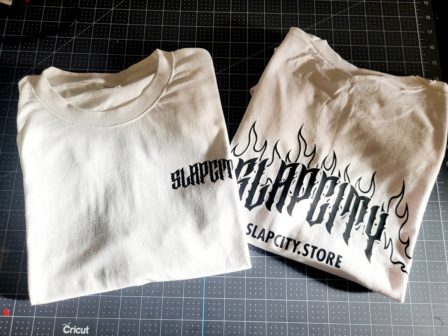SLAPCITYUK FLAME LOGO TEE