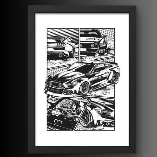 Mustang Print