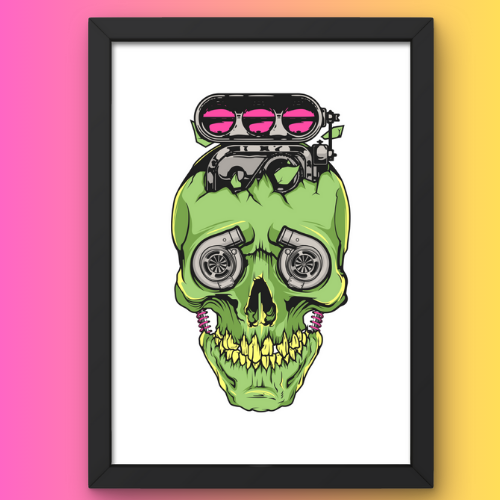 Turbo Style Skull