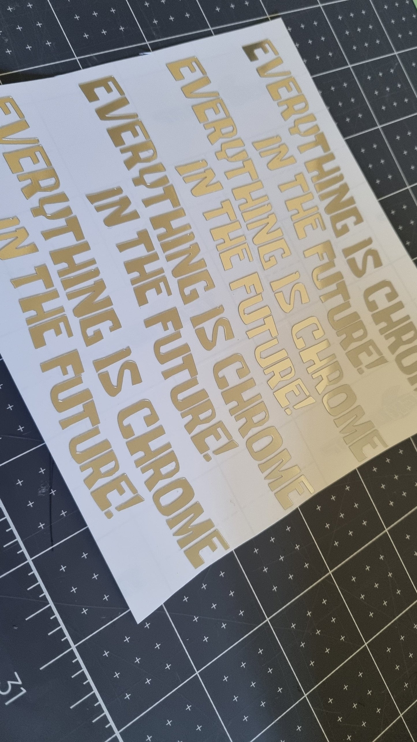 Everything is chrome in the future