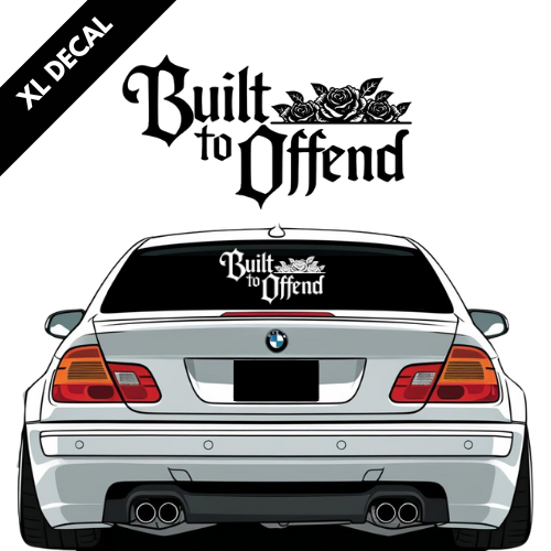BUILT TO OFFEND XL BANNER