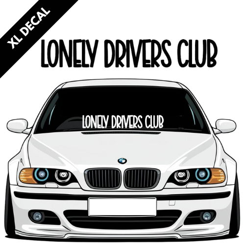 LONELY DRIVERS CLUB XL BANNER