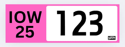 IOW Takeover - Car Identification Tags